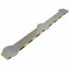 100cm long screw-on protective profiles, yellow and black