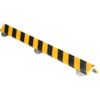 100cm long screw-on protective profiles, yellow and black