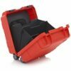 22l raudonos spalvos apsauginis lagaminas su įdėklais