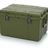 80x60x44,3cm alyvuogių spalvos 150l talpos apsauginis lagaminas su ratukais
