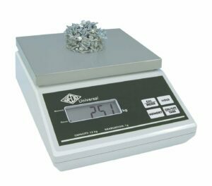 15kg, 1g electronic unit counting scale with 23x18cm platform