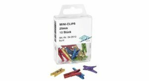 Plastic clips with metal spring, clips for decoration
