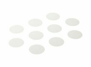 Cercles adhésifs transparents antidérapants Ø90mm pour pièces humides