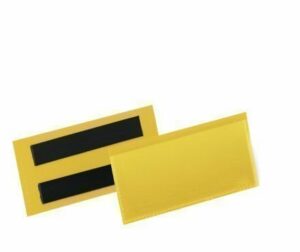 100x38mm magnetinės kišenėlės, geltonos