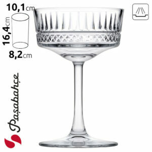 260ml raižyto stiklo taurė šampanui 4440436