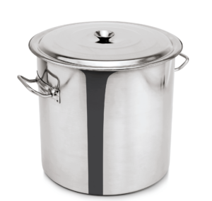 Stainless steel containers with lids