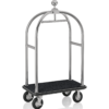 Matte stainless steel luggage trolleys 113x62x191cm 3325005