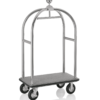 Matte stainless steel luggage trolleys 113x62x191cm 3325010
