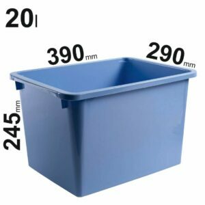 20l mėlynos spalvos Store LT sandėliavimo dėžės 390x290x245mm, 78200602