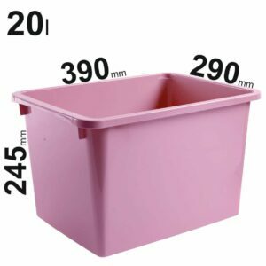 20l rožinės spalvos Store LT sandėliavimo dėžės 390x290x245mm, 78201600