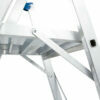 Sustiprinta rifliuoto aliuminio kopėčių pakopa