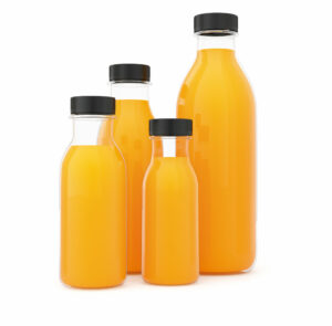 plastikiniai buteliai sultims ZUMEX be etiketės