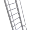 Aliuminio turėklai kopėčioms