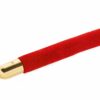150 cm langes, rotes Veloursband für Trennwände
