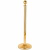Gold color fence posts with round top 3301001