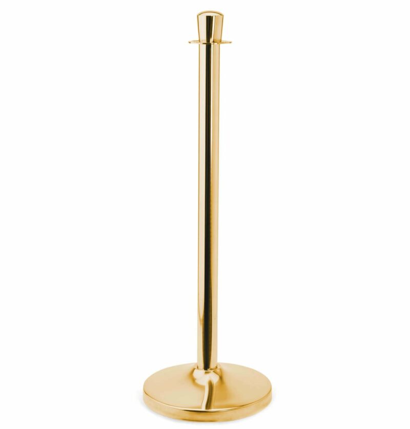 Gold-colored partition columns with a cylindrical top CLASSIC 2201000