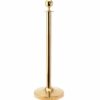 Gold colored stainless steel fence posts Classic 2201001