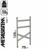 METALSISTEM galvanized steel rack Super 1 stand 1200x700mm