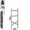 METALSISTEM galvanized steel rack Super 1 stand 1460x600mm