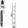 METALSISTEM galvanized steel rack Super 1 stand 2510x320mm