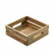 Pudełko z drewna akacjowego, pudełko drewniane, pudełka do serwowania, naczynia do serwowania akacji