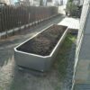 Modular Cor Ten steel raised beds and flower beds LETTO