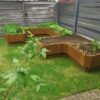 Cor Ten steel modular gel and raised beds LETTO