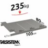 METALSISTEM galvanized steel rack Super1 shelves 1050x800mm