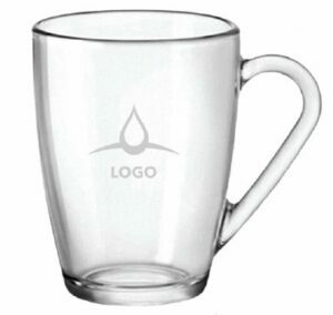 Grūdinto stiklo puodeliai su logotipu