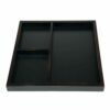3 compartments, hardwood bed pallets with a chalk base, 40x40x4cm