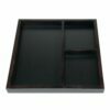 3 compartments, hardwood bed pallets with a chalk base, 40x40x4cm