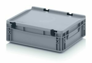 10l EURO boxes with fixed hinged lid