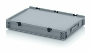 15l EURO boxes with fixed hinged lid