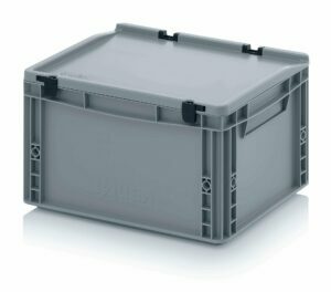 20l EURO boxes with fixed hinged lid