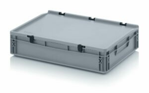 24l EURO boxes with fixed hinged lid