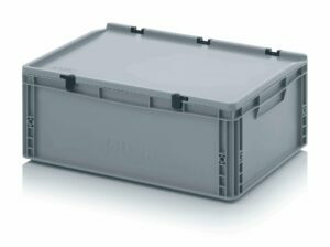 45l EURO boxes with fixed hinged lid