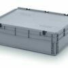 87l EURO boxes with fixed, hinged lid