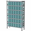 1280x320x1982mm rack with 72l capacity boxes