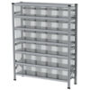 1580x400x1982mm rack with 30, 20l containers