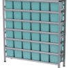 1880x400x1982mm rack with 36, 20l capacity boxes