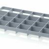 Lower, 24-compartment (9x8,6cm) insert for 60x40cm boxes