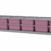 Regal mit rosafarbenen 10-Liter-Store-Lt-Boxen