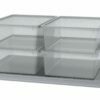 Shelf with transparent 30l Store LT box