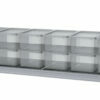 1200x320mm shelf with 12l capacity boxes