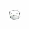 single bite snack containers, buffet service, table service, snacks, single bite snacks, glass serving container, mini serving container, single bite snack serving in glass containers