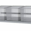Shelf with 60l capacity boxes