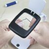 Magnifying glass, pocket magnifier, magnifying glass with LED lighting