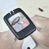 Magnifying glass, pocket magnifier, magnifying glass with LED lighting