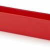 Plastic inserts 20.8x5.2x6.3cm, red RAL3020 color