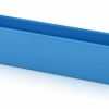 Plastikiniai įdėklai 26x5.2x6.3cm, mėlynos RAL5015 spalvos